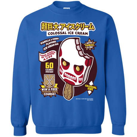 Sweatshirts Royal / S Colossal Ice Cream Crewneck Sweatshirt