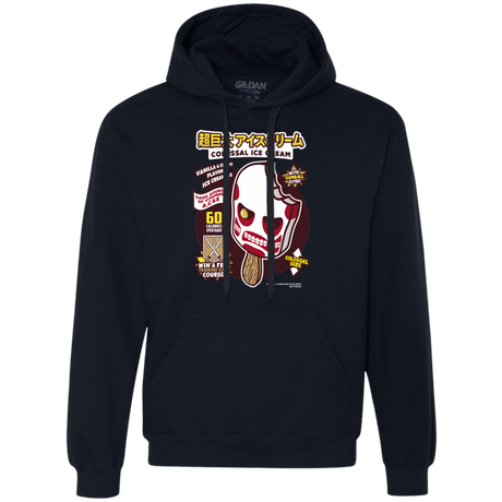 Sweatshirts Navy / S Colossal Ice Cream Premium Fleece Hoodie