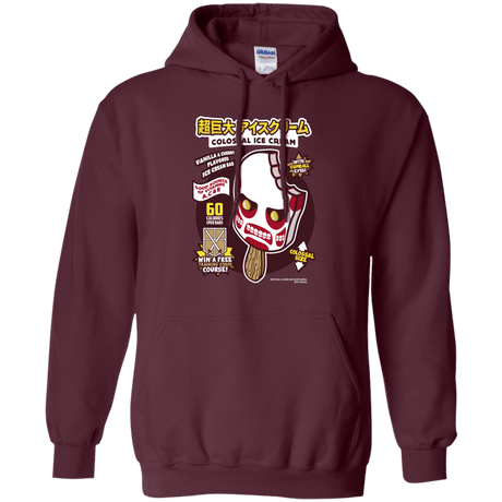Sweatshirts Maroon / S Colossal Ice Cream Pullover Hoodie