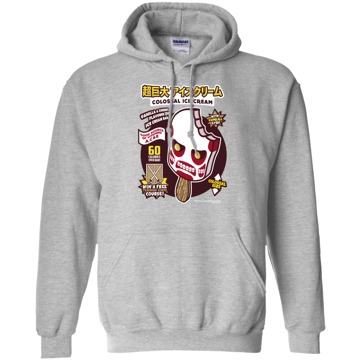 Sweatshirts Sport Grey / S Colossal Ice Cream Pullover Hoodie