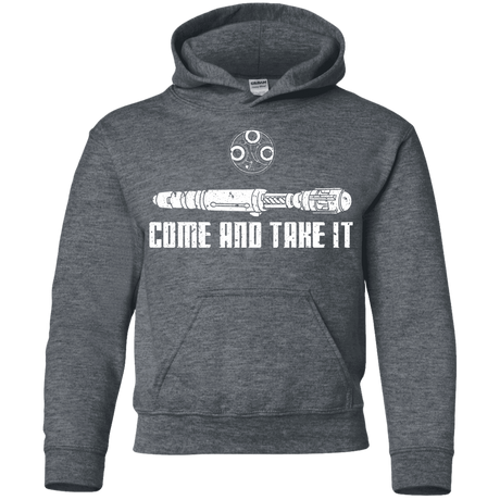 Sweatshirts Dark Heather / YS Come and Take it Youth Hoodie