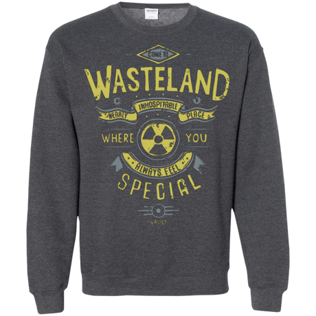 Sweatshirts Dark Heather / Small Come to wasteland Crewneck Sweatshirt