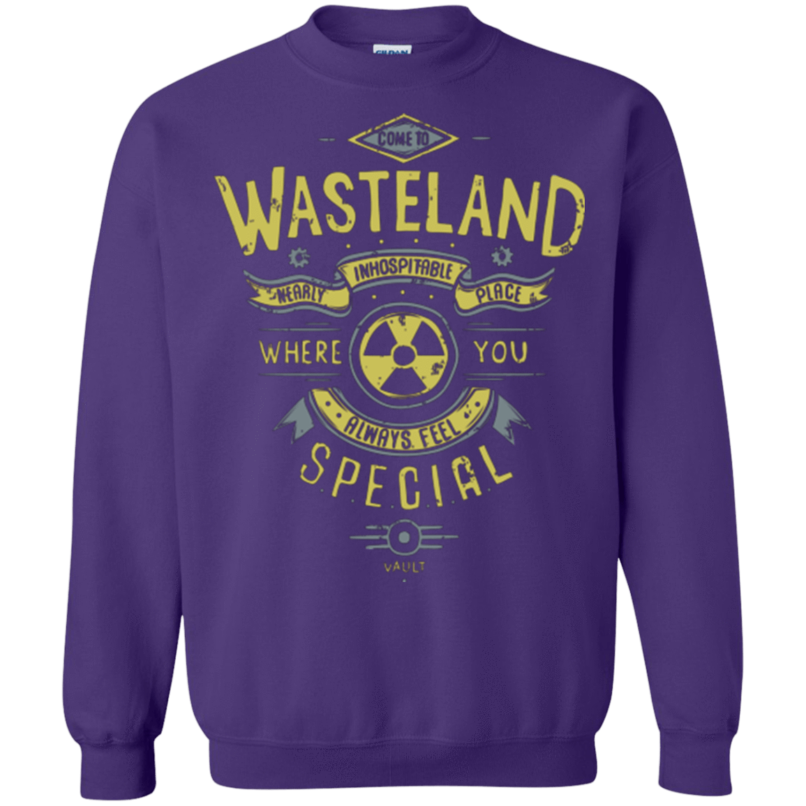 Sweatshirts Purple / Small Come to wasteland Crewneck Sweatshirt