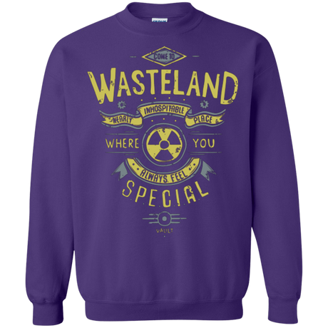Sweatshirts Purple / Small Come to wasteland Crewneck Sweatshirt
