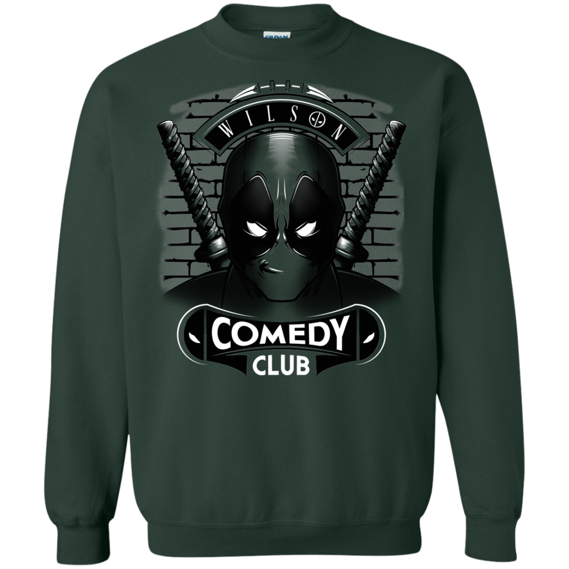 Sweatshirts Forest Green / Small Comedy Club Crewneck Sweatshirt