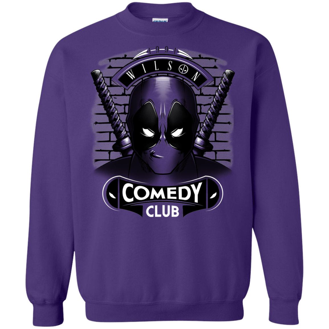 Sweatshirts Purple / Small Comedy Club Crewneck Sweatshirt