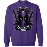 Sweatshirts Purple / Small Comedy Club Crewneck Sweatshirt