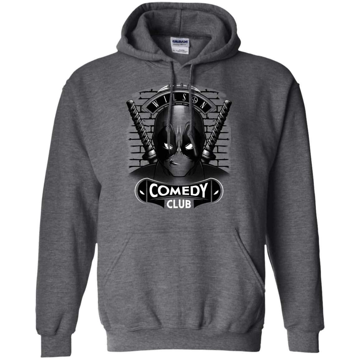 Sweatshirts Dark Heather / Small Comedy Club Pullover Hoodie