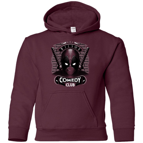 Sweatshirts Maroon / YS Comedy Club Youth Hoodie