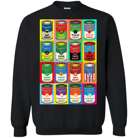 Sweatshirts Black / Small Comic Soup Crewneck Sweatshirt