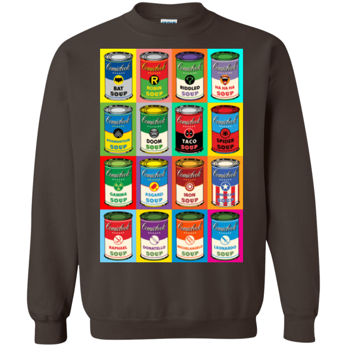 Sweatshirts Dark Chocolate / Small Comic Soup Crewneck Sweatshirt