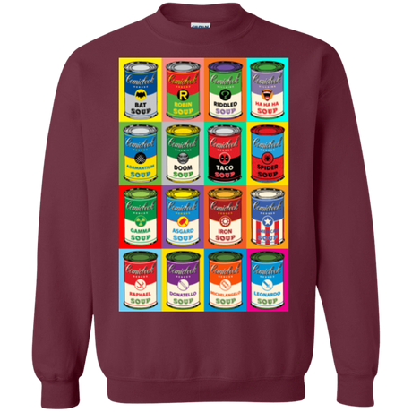 Sweatshirts Maroon / Small Comic Soup Crewneck Sweatshirt