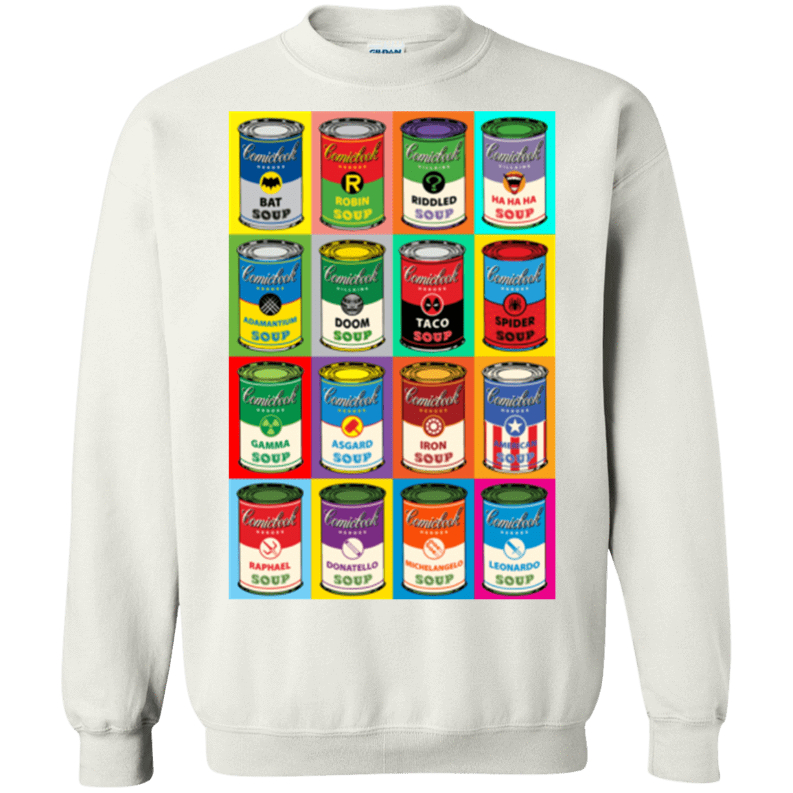 Sweatshirts White / Small Comic Soup Crewneck Sweatshirt