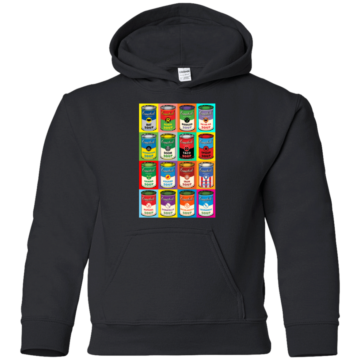 Sweatshirts Black / YS Comic Soup Youth Hoodie