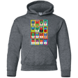 Sweatshirts Dark Heather / YS Comic Soup Youth Hoodie