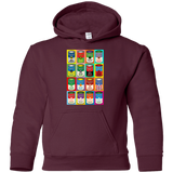 Sweatshirts Maroon / YS Comic Soup Youth Hoodie