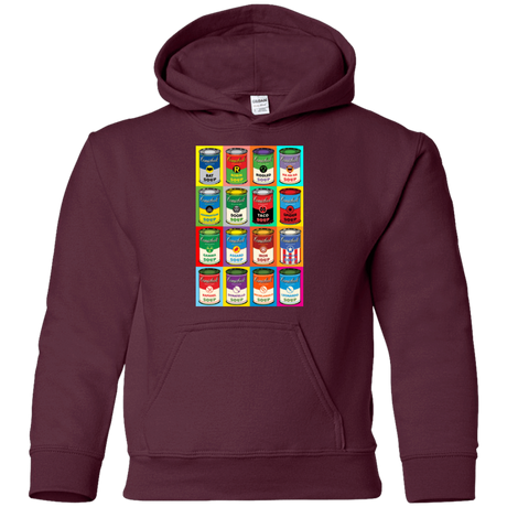 Sweatshirts Maroon / YS Comic Soup Youth Hoodie