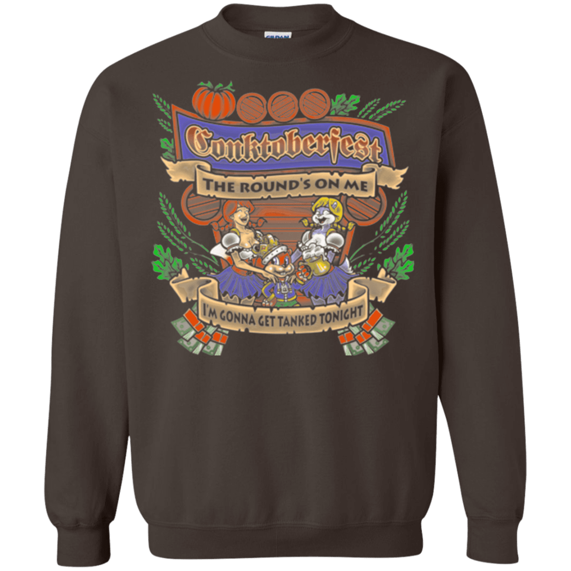 Sweatshirts Dark Chocolate / Small Conktoberfest Crewneck Sweatshirt