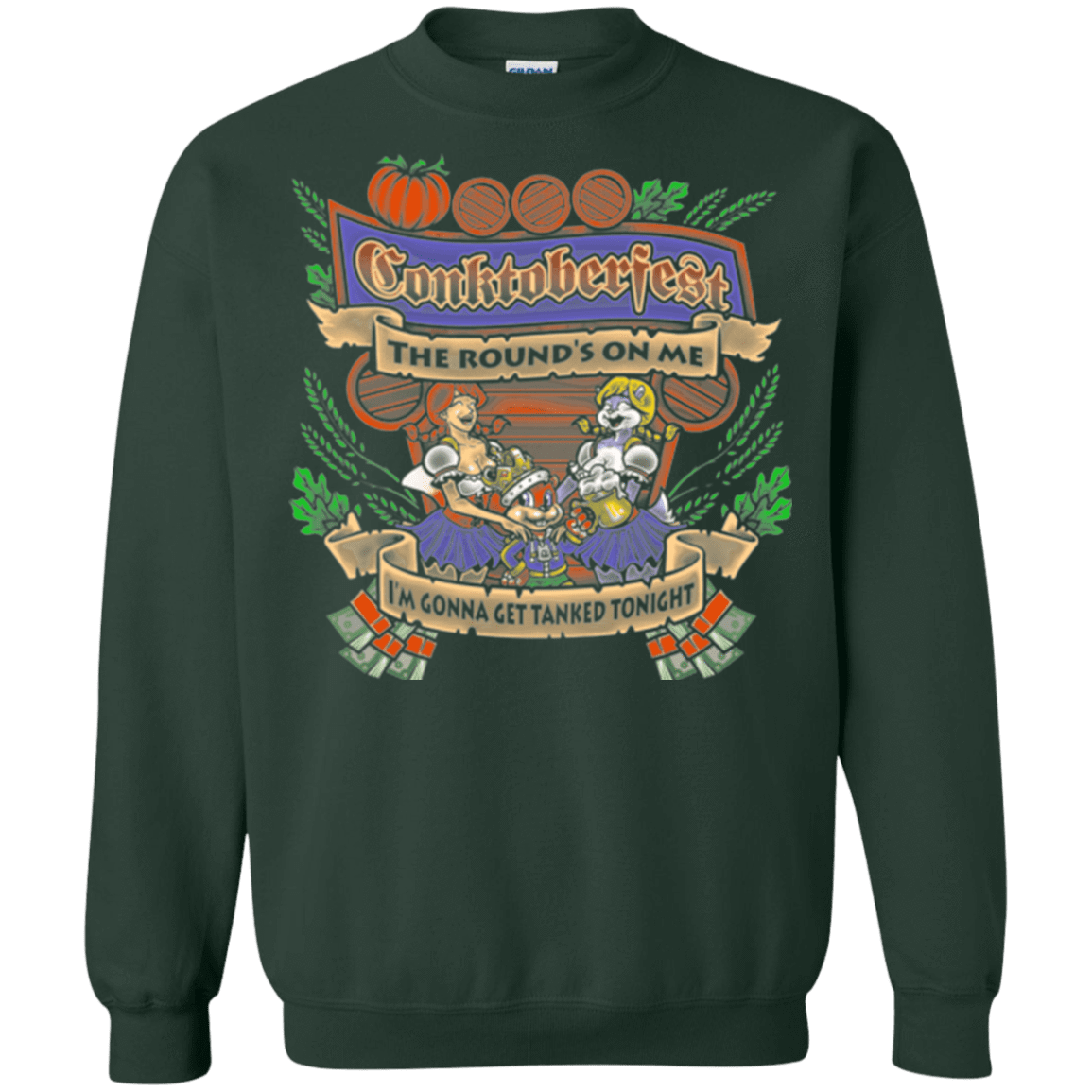 Sweatshirts Forest Green / Small Conktoberfest Crewneck Sweatshirt