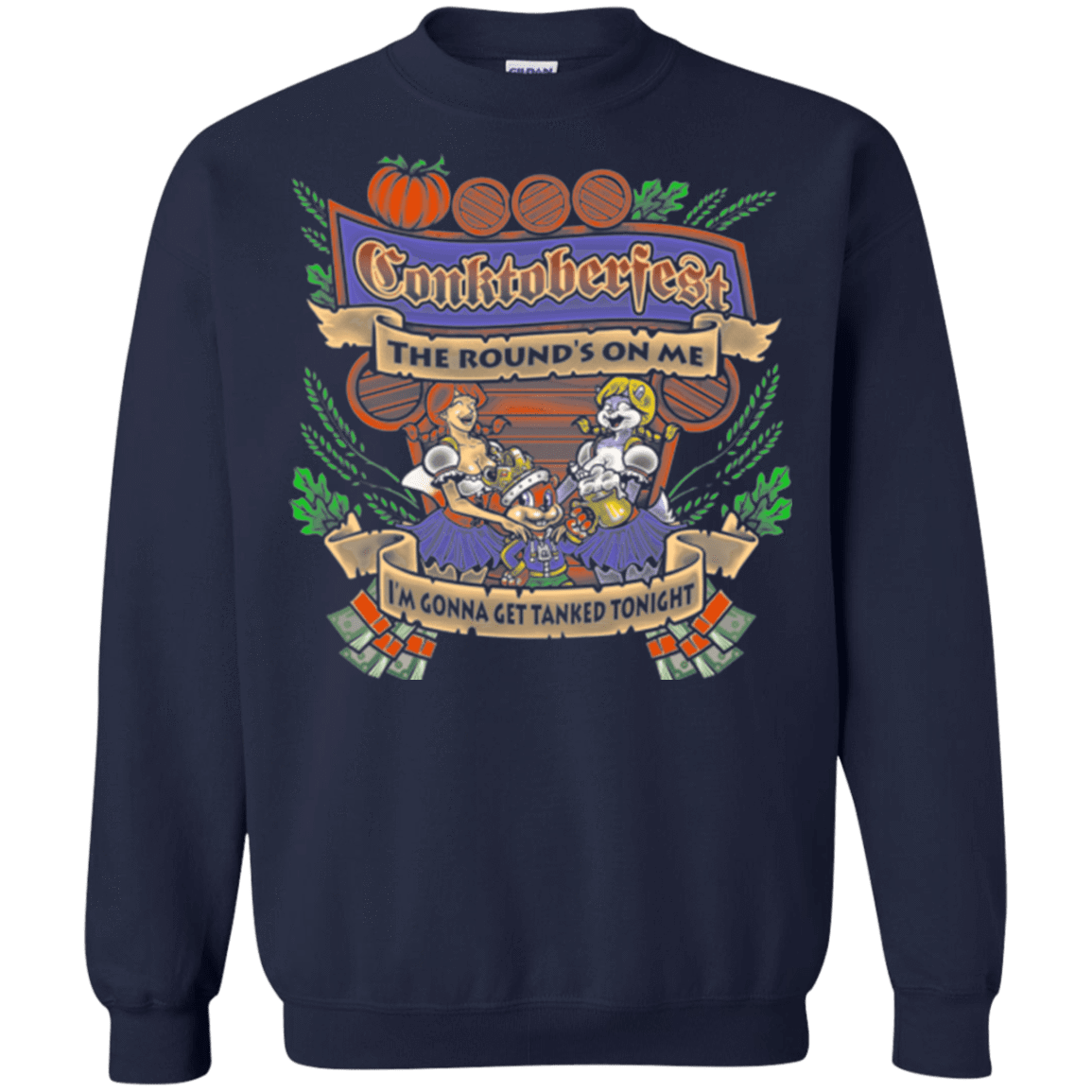 Sweatshirts Navy / Small Conktoberfest Crewneck Sweatshirt