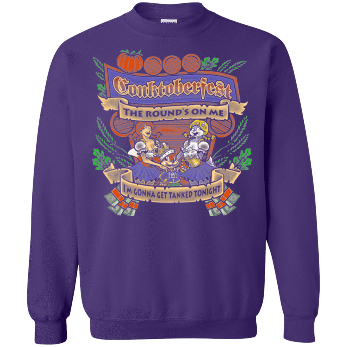 Sweatshirts Purple / Small Conktoberfest Crewneck Sweatshirt