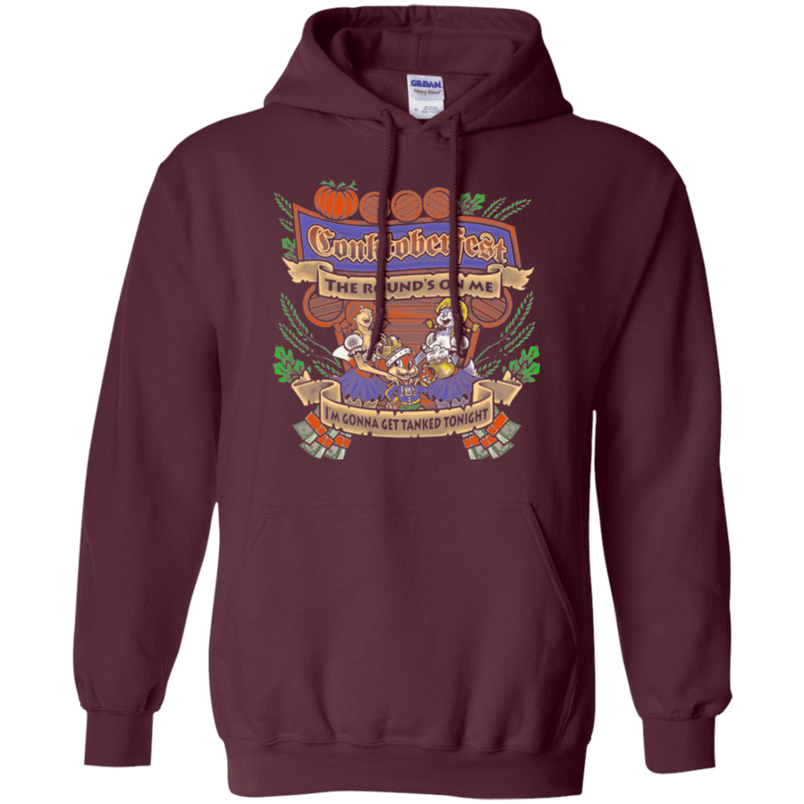 Sweatshirts Maroon / Small Conktoberfest Pullover Hoodie