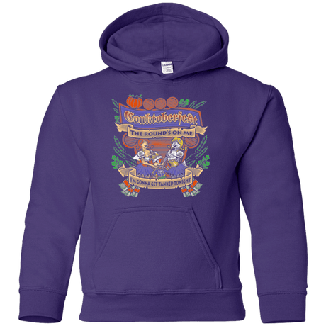 Sweatshirts Purple / YS Conktoberfest Youth Hoodie