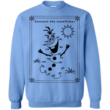 Sweatshirts Carolina Blue / Small Connect the snowflakes Crewneck Sweatshirt