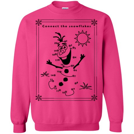 Sweatshirts Heliconia / Small Connect the snowflakes Crewneck Sweatshirt