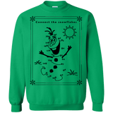 Sweatshirts Irish Green / Small Connect the snowflakes Crewneck Sweatshirt