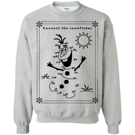 Sweatshirts Sport Grey / Small Connect the snowflakes Crewneck Sweatshirt