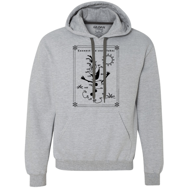 Sweatshirts Sport Grey / Small Connect the snowflakes Premium Fleece Hoodie
