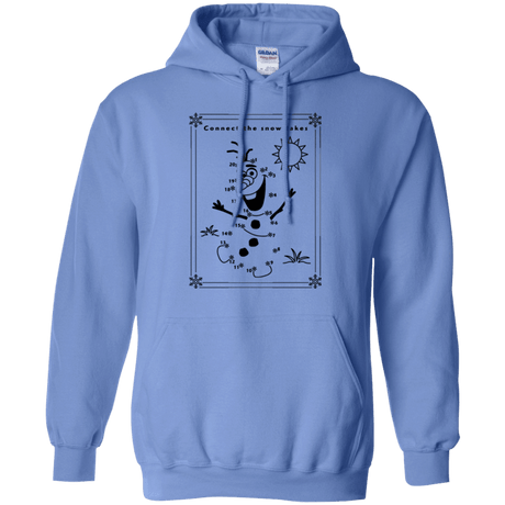 Sweatshirts Carolina Blue / Small Connect the snowflakes Pullover Hoodie
