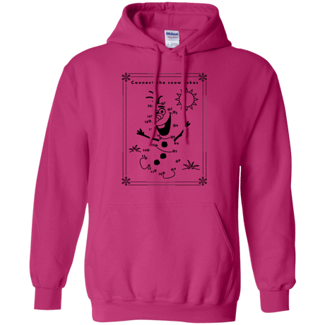 Sweatshirts Heliconia / Small Connect the snowflakes Pullover Hoodie