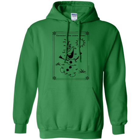 Sweatshirts Irish Green / Small Connect the snowflakes Pullover Hoodie