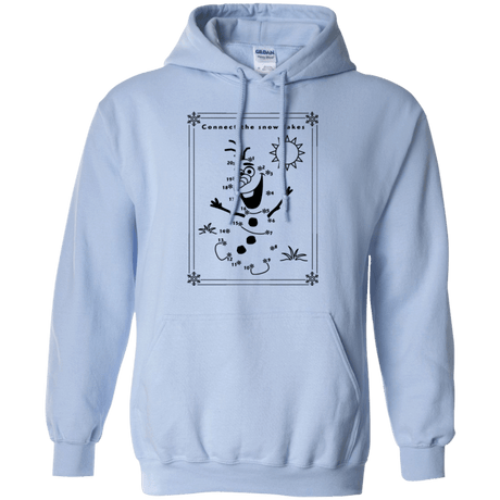 Sweatshirts Light Blue / Small Connect the snowflakes Pullover Hoodie