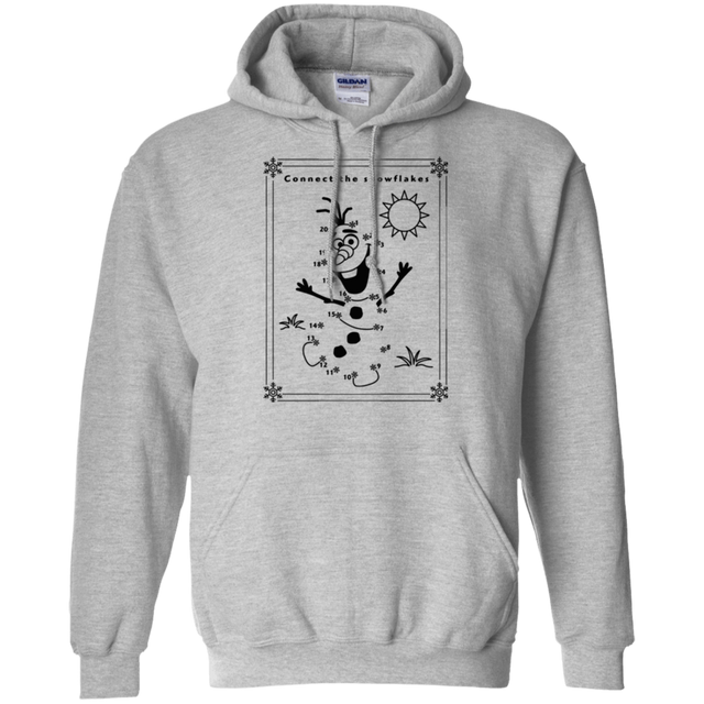 Sweatshirts Sport Grey / Small Connect the snowflakes Pullover Hoodie