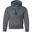 Sweatshirts Dark Heather / YS Connect the snowflakes Youth Hoodie