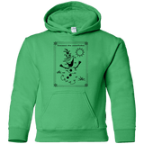 Sweatshirts Irish Green / YS Connect the snowflakes Youth Hoodie
