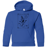 Sweatshirts Royal / YS Connect the snowflakes Youth Hoodie