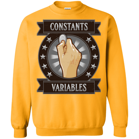 Sweatshirts Gold / Small CONSTANTS AND VARIABLES Crewneck Sweatshirt