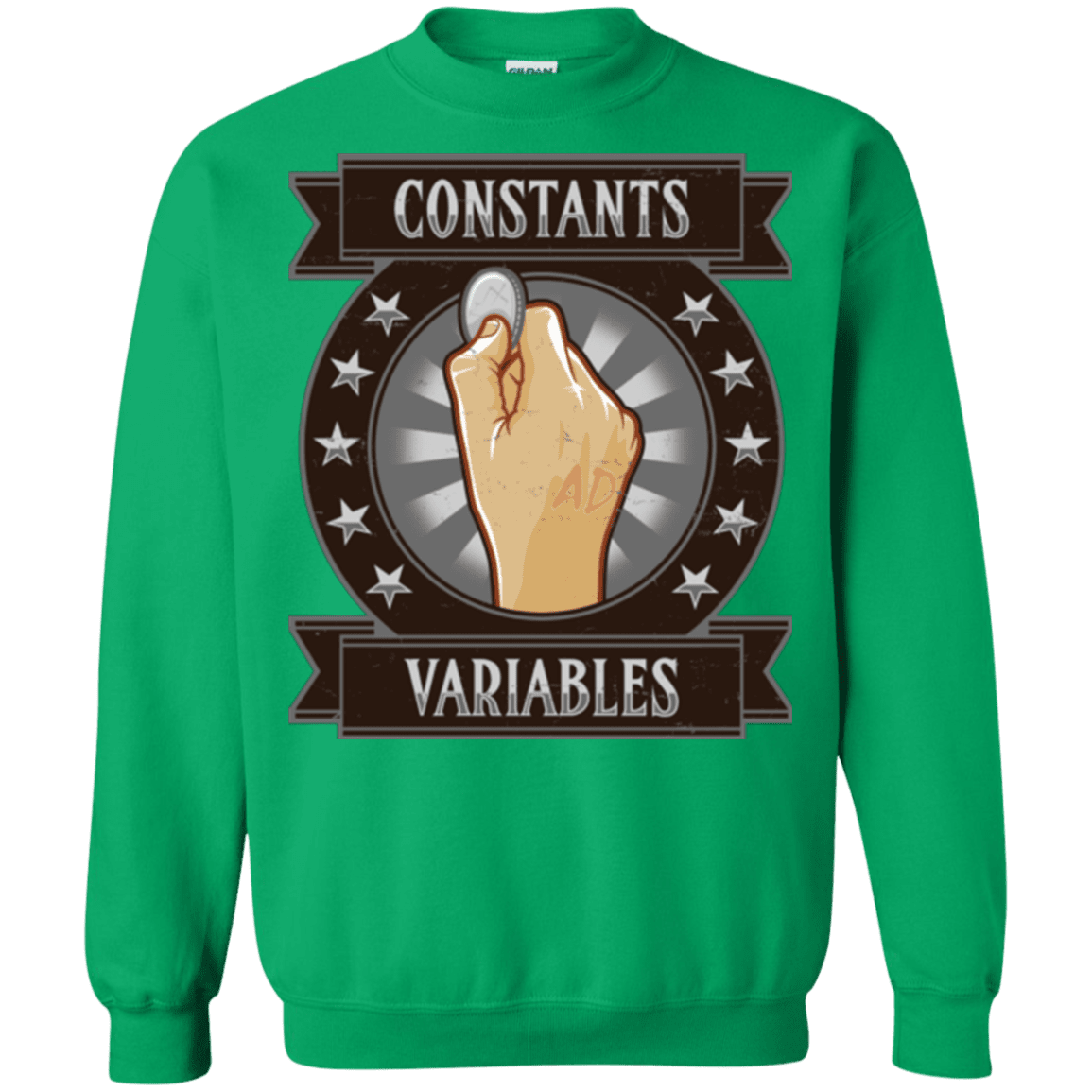 Sweatshirts Irish Green / Small CONSTANTS AND VARIABLES Crewneck Sweatshirt