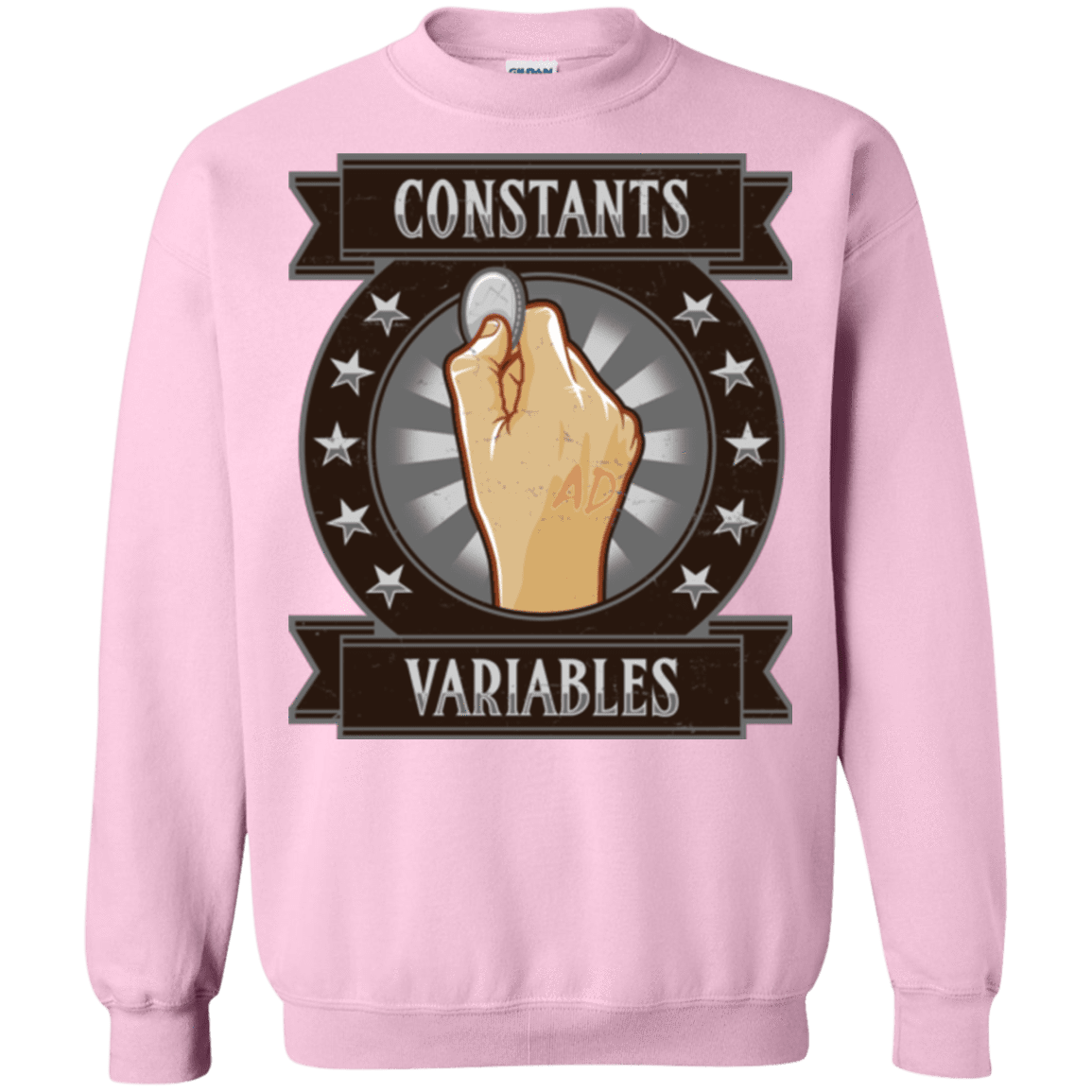 Sweatshirts Light Pink / Small CONSTANTS AND VARIABLES Crewneck Sweatshirt