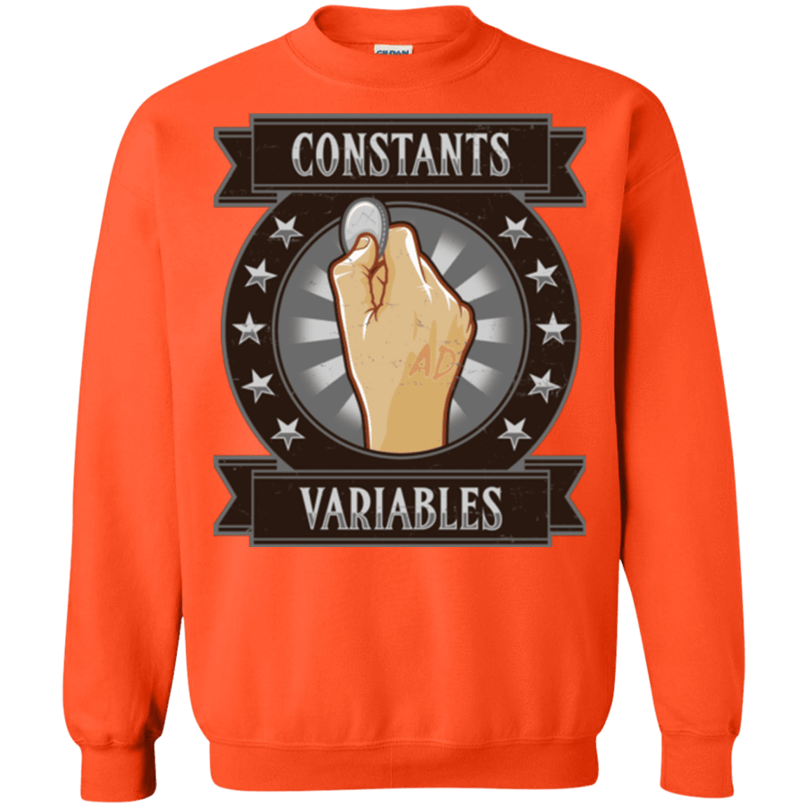 Sweatshirts Orange / Small CONSTANTS AND VARIABLES Crewneck Sweatshirt