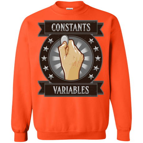 Sweatshirts Orange / Small CONSTANTS AND VARIABLES Crewneck Sweatshirt