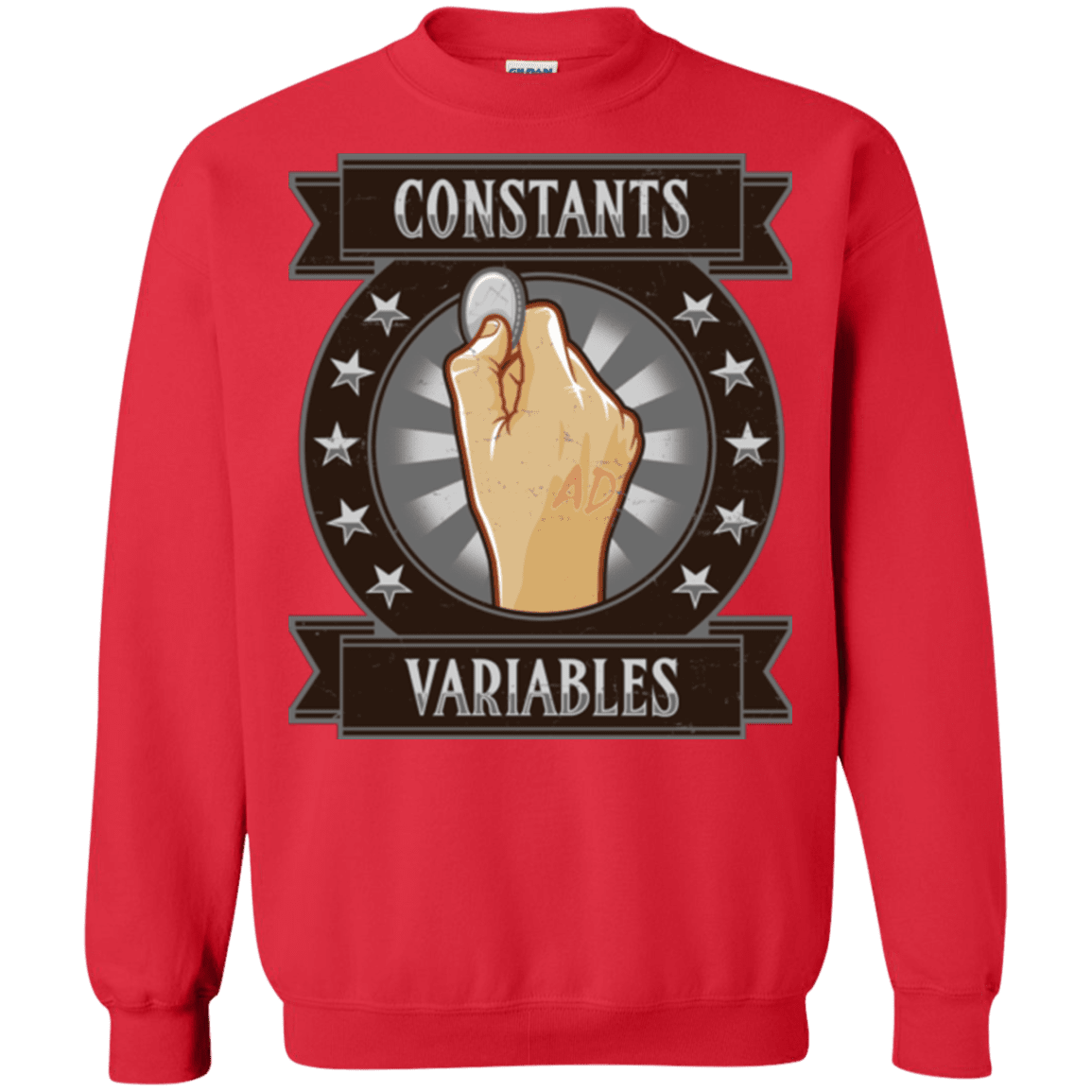 Sweatshirts Red / Small CONSTANTS AND VARIABLES Crewneck Sweatshirt