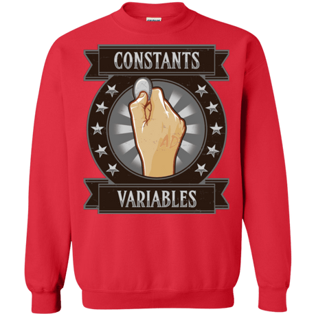 Sweatshirts Red / Small CONSTANTS AND VARIABLES Crewneck Sweatshirt