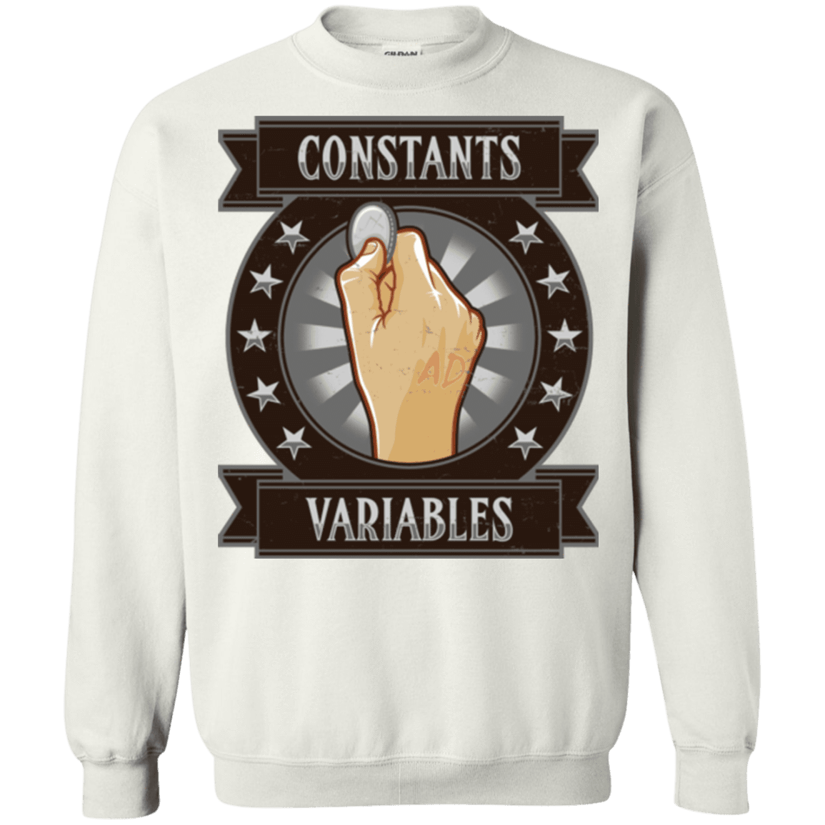 Sweatshirts White / Small CONSTANTS AND VARIABLES Crewneck Sweatshirt