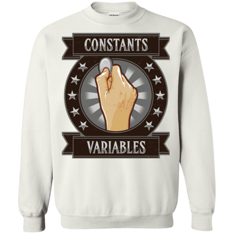 Sweatshirts White / Small CONSTANTS AND VARIABLES Crewneck Sweatshirt