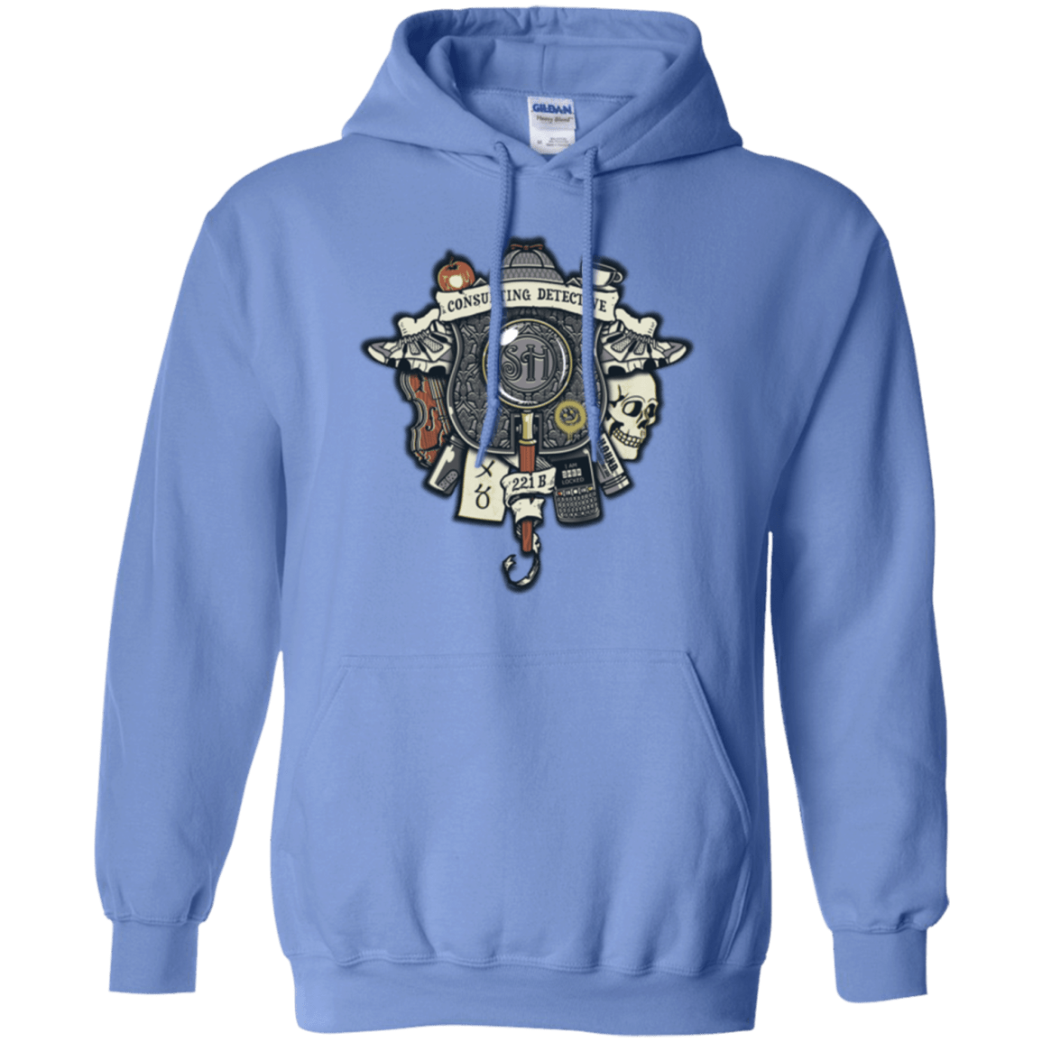 Sweatshirts Carolina Blue / Small Consulting Detective Pullover Hoodie